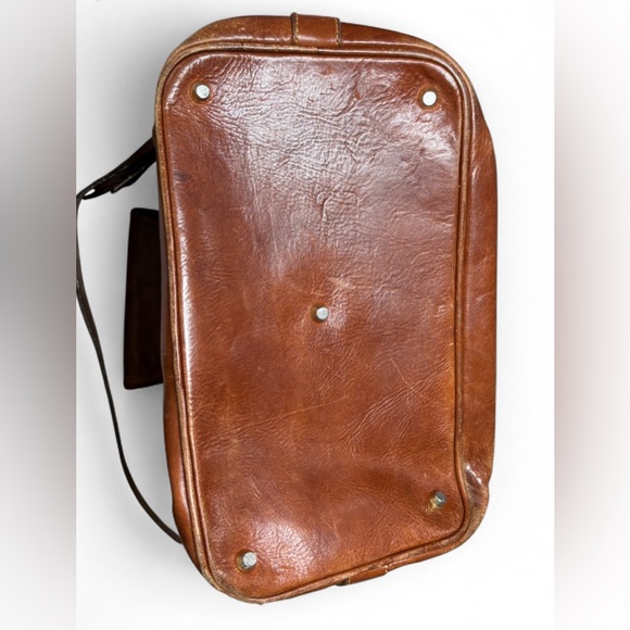 Vintage M. Rossetti Genuine Brown Leather Shoulder Bag - Picture 14 of 16